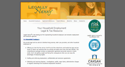 Desktop Screenshot of legallynanny.com